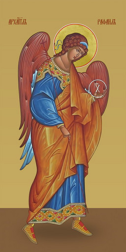 Рафаил, архангел, 25х52 см, арт И7382