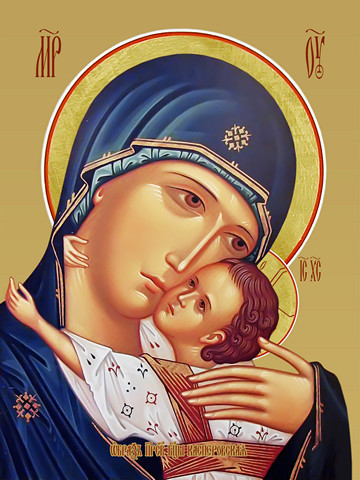 Касперовская икона божьей матери, 25х28 см, арт И9436