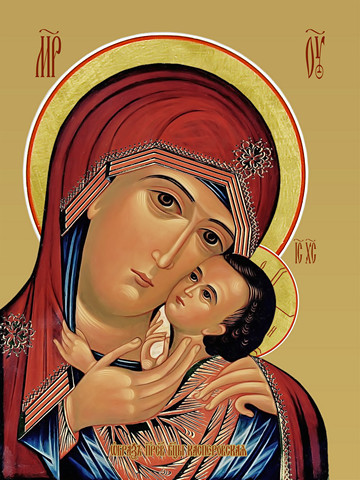 Касперовская икона божьей матери, 15х20 см, арт И7823