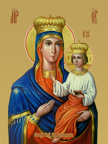 Озерянская икона божьей матери, 15х20 см, арт И7890