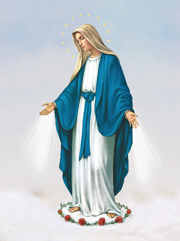 Святое Сердце Марии, 15х20 см, арт И7982