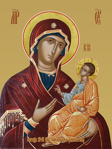 Смоленская икона божьей матери (Одигитрия), 15х20 см, арт И7992