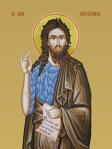 Иоанн Предтеча / Sf. Ioan Botezatorul, 25х28 см, арт И9962