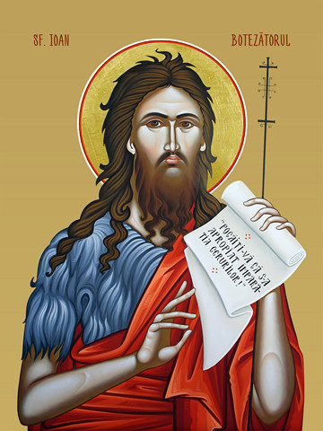 Иоанн Предтеча / Sf. Ioan Botezatorul, 25х34 см, арт И11577
