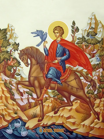 Трифон Апамейский, мученик, 30x40x4 см, арт И13333