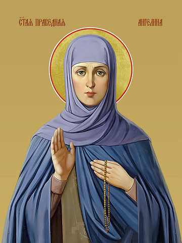 Ангелина Сербская, святая, 30x40x4 см, арт И13368