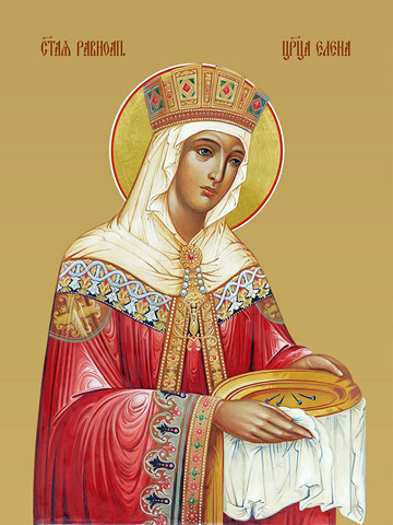 Елена, святая равноапостольная, 30x40x4 см, арт И13424