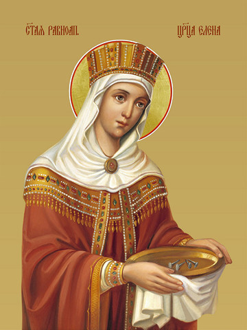 Елена, святая равноапостольная, 30x40x4 см, арт И13425