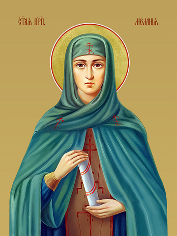 Мелания Римляныня, святая, 30x40x4 см, арт И13483