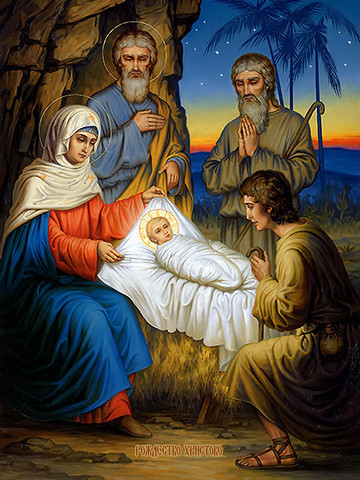 Рождество Христово, 30x40x4 см, арт И13549