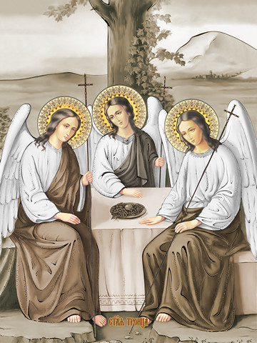 Святая Троица, 25х28 см, арт И10347