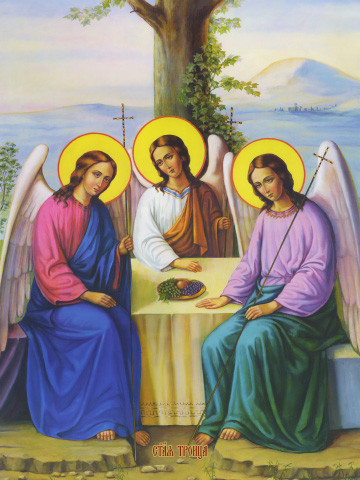 Святая Троица, 25х28 см, арт И10349