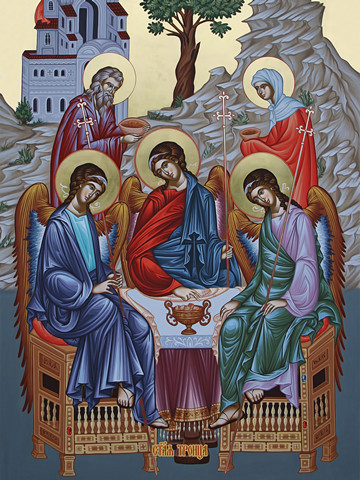 Святая Троица, 15х20 см, арт И8743