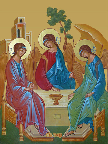 Святая Троица, 25х28 см, арт И10359