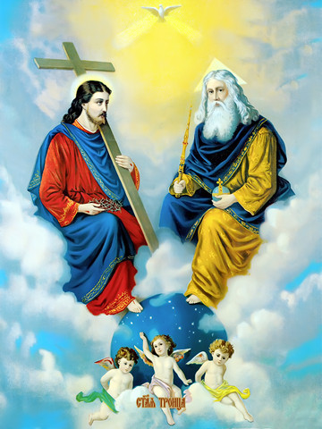 Святая Троица, 25х34 см, арт И11977