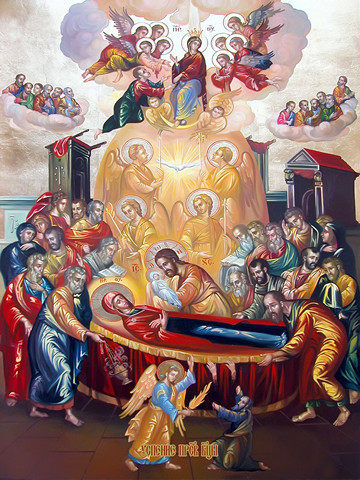 Успение Богородицы, 30x40x4 см, арт И13606