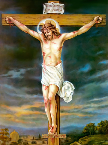 Распятие Христа, 25х34 см, арт И12040