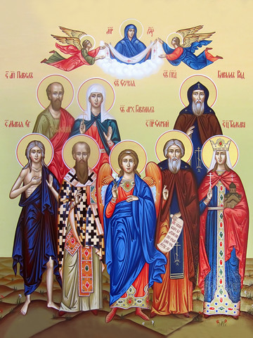 Мария, Василий, Павел, София, Сергий, Тамара, Кирилл, 12x16x3 см, арт И8966