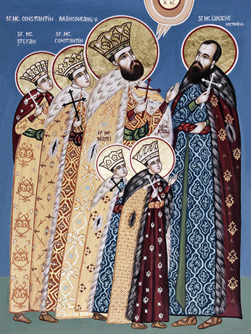 Константин Брынковяну / Sfantul Constantin Brancoveanu, 30x40x4 см, арт И13836