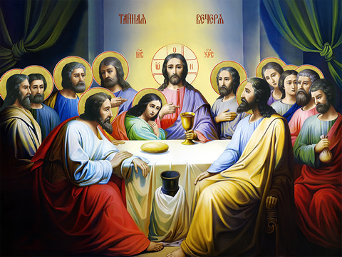 Тайная вечеря, 30x40x4 см, арт И13839