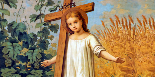 Детство Иисуса, 25х52 см, арт И6918