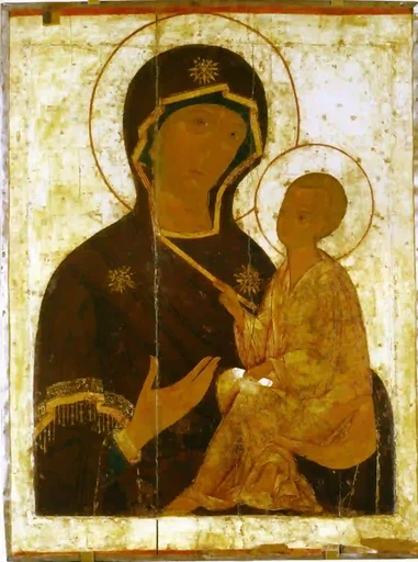 Тихвинская икона Ипатьевского монастыря. Век XVI, 15x20 см, арт А7289