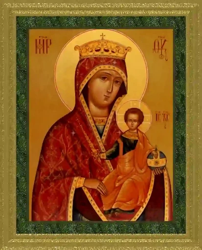 Тотемская Суморинская икона Богородицы, 12x16x3 см, арт А7291