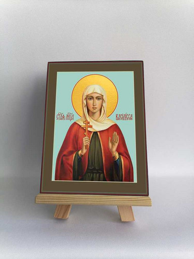 Василисса Никомидийская. 9x12x3 см, арт Б0172