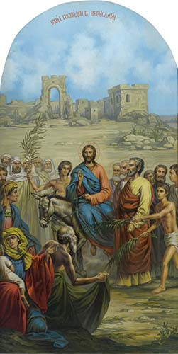 Вход Господень в Иерусалим, 40x60 см, арт Ик28582