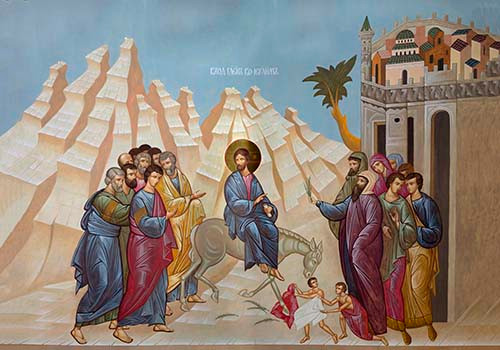 Вход Господень в Иерусалим, 25x28 см, арт Ик20634
