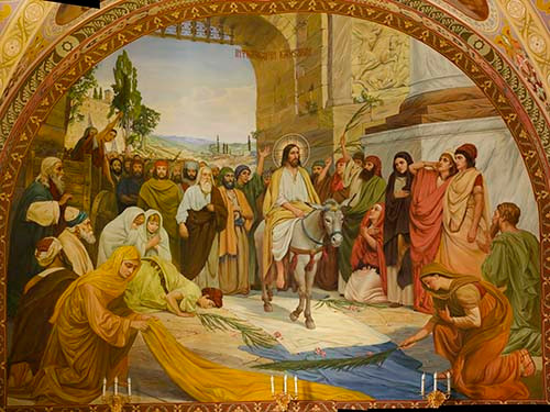 Вход Господень в Иерусалим, 25x52 см, арт Ик25405