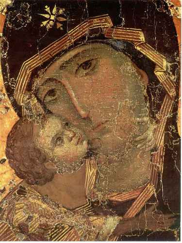 Владимирская Богоматерь, 15x20 см, арт А602