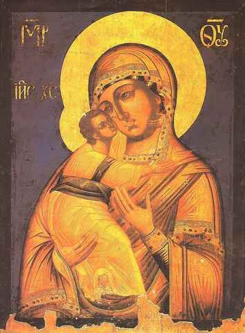 Богоматерь Владимирская, 15x20 см, арт А5740