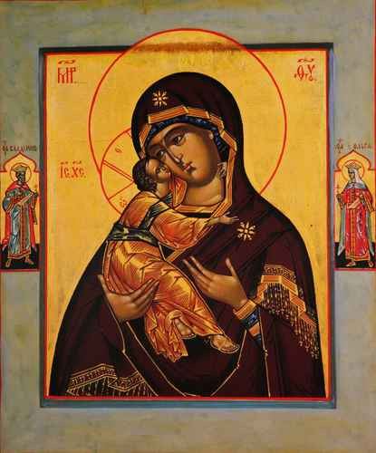 Богоматерь Владимирская, 15x20 см, арт А1327