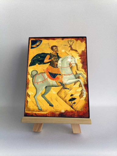 Евстафий Плакида, 7,5x10x1,8 см, арт Б0368