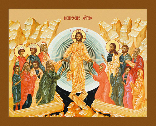 Воскресение Христово, 30x40x4 см, арт Ик23751