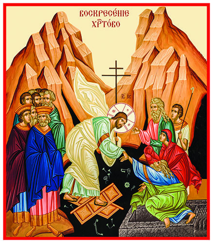 Воскресение Христово, 30x40x4 см, арт Ик23783