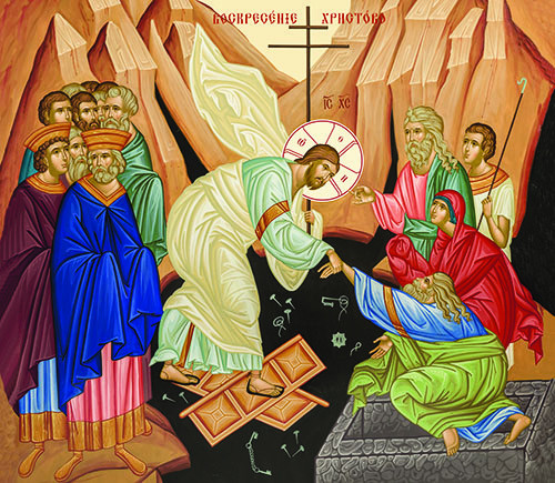 Воскресение Христово, 30x40x4 см, арт Ик23784