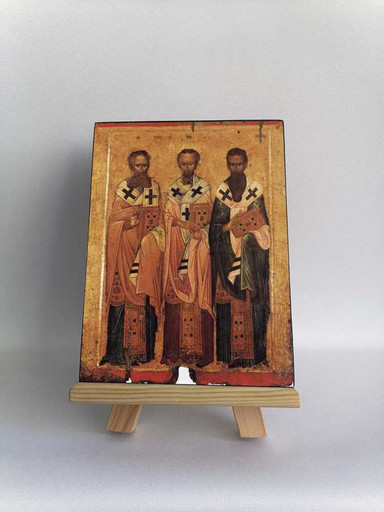 Вселенские учители. Византия. XIV в, 9x12x3 см, арт Б0230