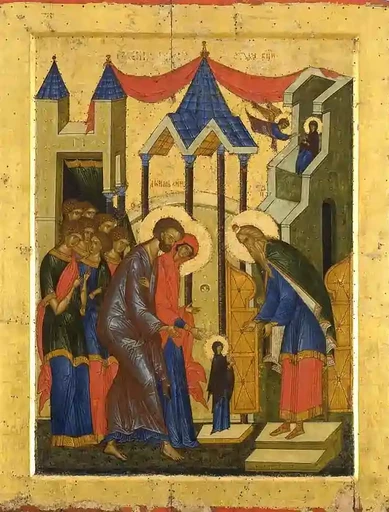 Введение (Вход) во Храм Пресвятой Владычицы нашей Богородицы и Приснодевы Марии, арт В3829