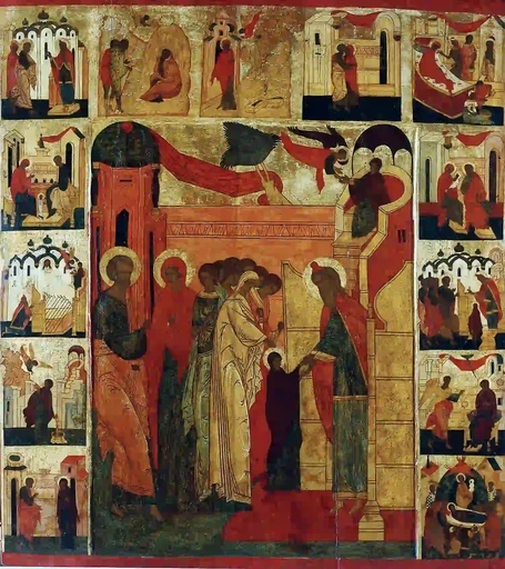 Введение (Вход) во Храм Пресвятой Владычицы нашей Богородицы и Приснодевы Марии, арт В3820