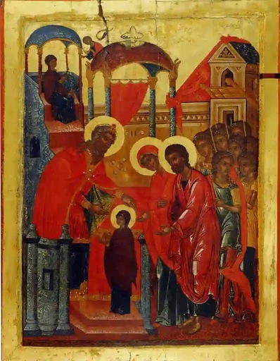 Введение (Вход) во Храм Пресвятой Владычицы нашей Богородицы и Приснодевы Марии, арт В3824