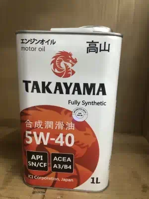 Масло Takayama 5/40 API SN/CF, ACEA A3/B4 синтетическое 1л