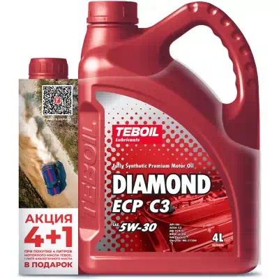 Масло моторное TEBOIL Diamond ECP 5W-30 C3; SN;BMW LL-04;MB 229.51;229.31;GM Dexos2; MS-11106 синтетическое