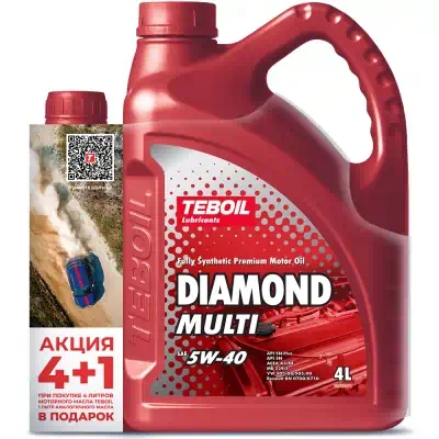 Масло моторное TEBOIL Diamond Multi 5W-40 SN; SN Plus; A3/B3;VW 502.00/505.00;Renault RN 0710;MB 229.5 синтетическое