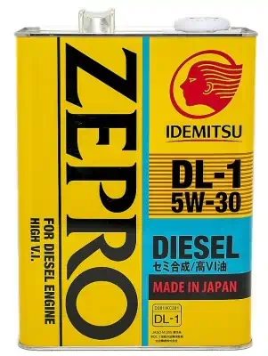 Масло моторное IDEMITSU 5W-30 ZEPRO DIESEL DL-1 ACEA C2-08 4л