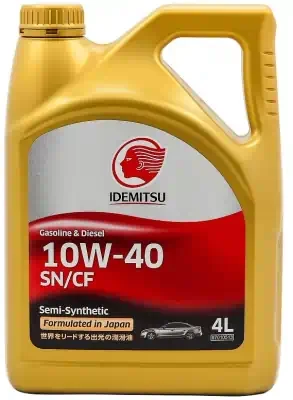 Масло моторное IDEMITSU 10W-40 Gasoline & Diesel S-S SN/CF пластик 4л