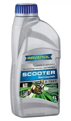 Масло Ravenol Scooter 2-Takt Teilsynt полусинтетическое 1л