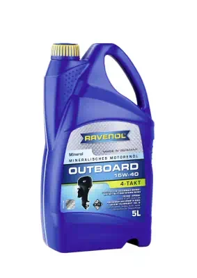 Масло моторное Ravenol 15W-40 Outboardoel 4T минеральное 5л