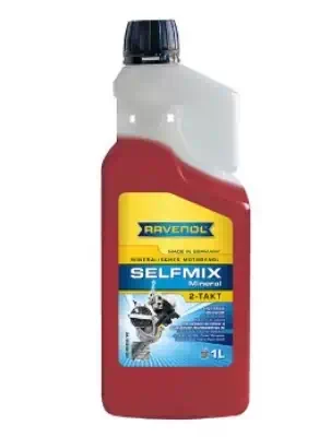 Масло Ravenol Selfmix 2T минеральное с дозатором 1л